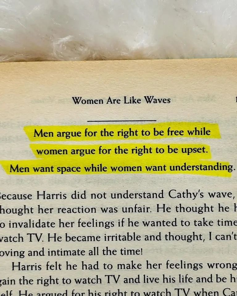 men Are From Mars and Women Are From Venus Book quotes (4)