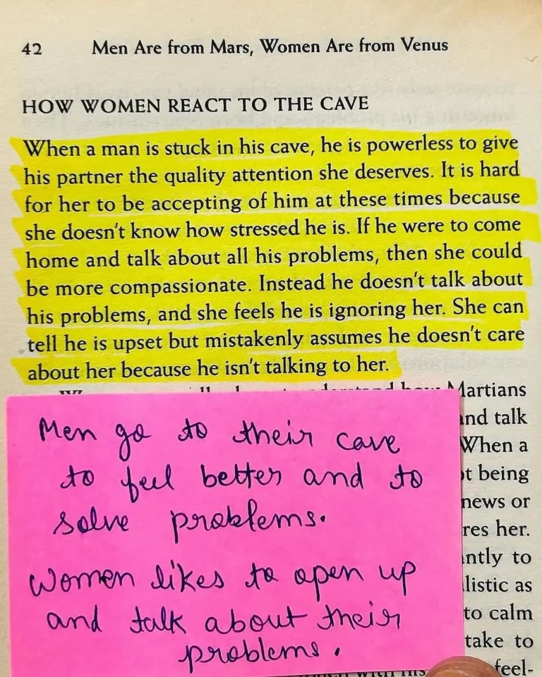 men Are From Mars and Women Are From Venus Book quotes (6)