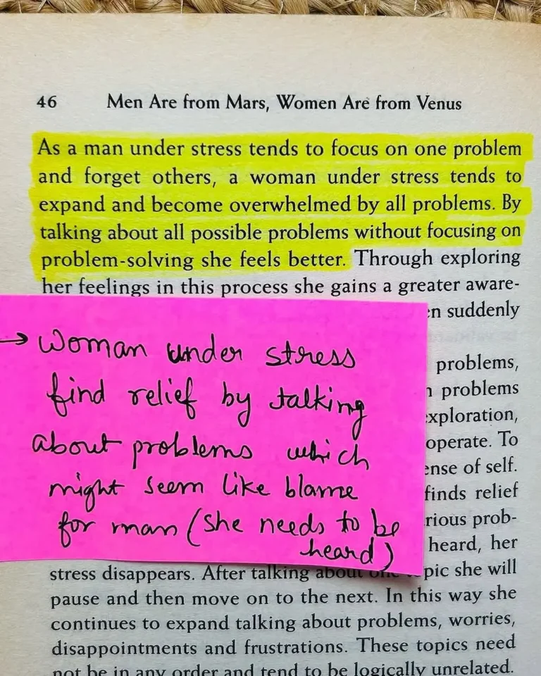 men Are From Mars and Women Are From Venus Book quotes (7)
